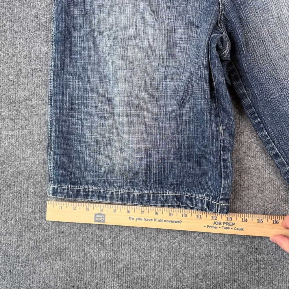 Vintage Southpole Jeans Shorts Mens 36 Blue Denim Jorts Red Tab Baggy Grunge Y2K